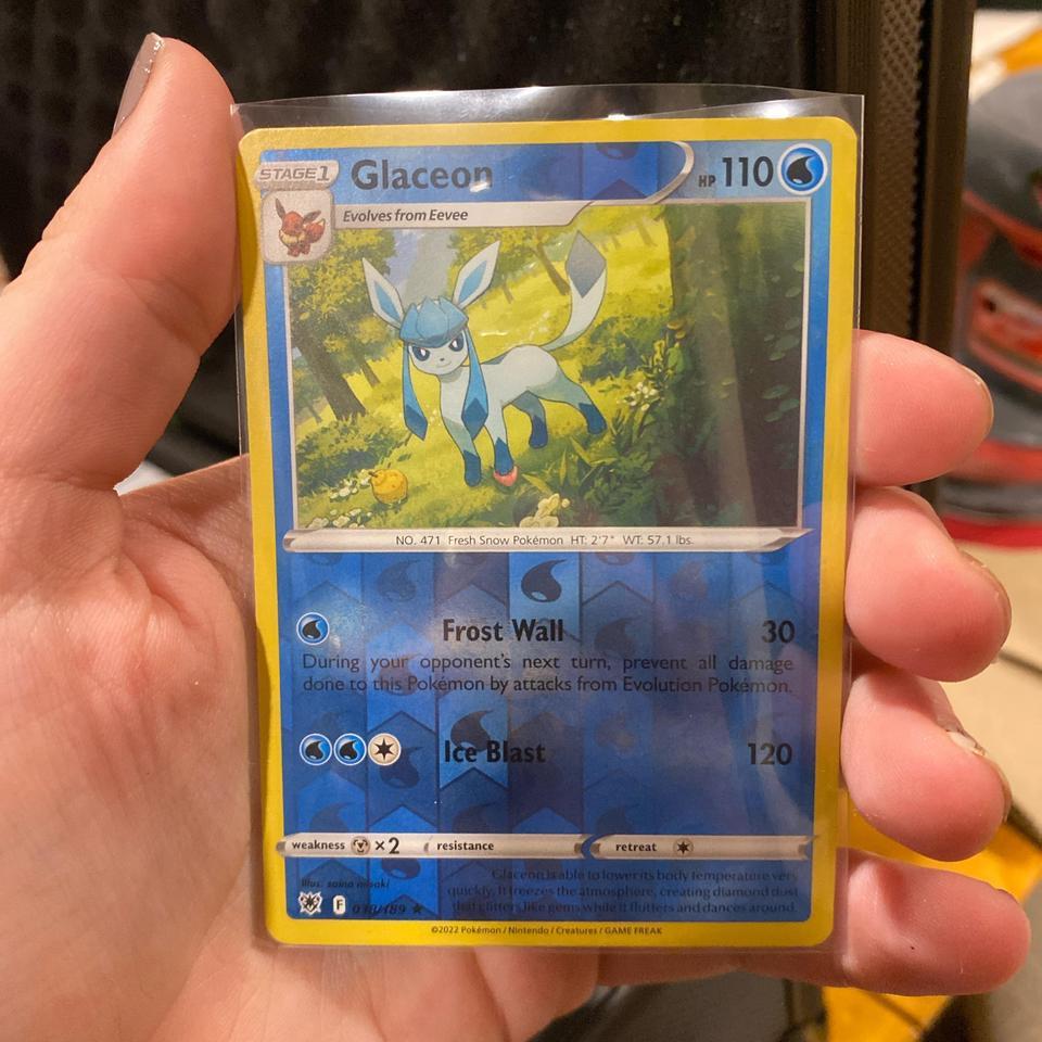 Pokemon Glaceon Holo Card Pokemon
