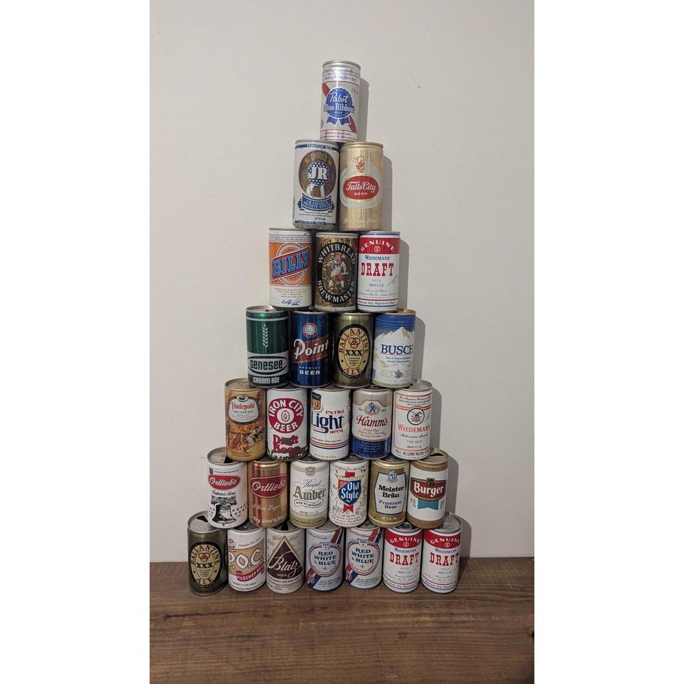 Vintage Beer Can Collection 28pc 2890
