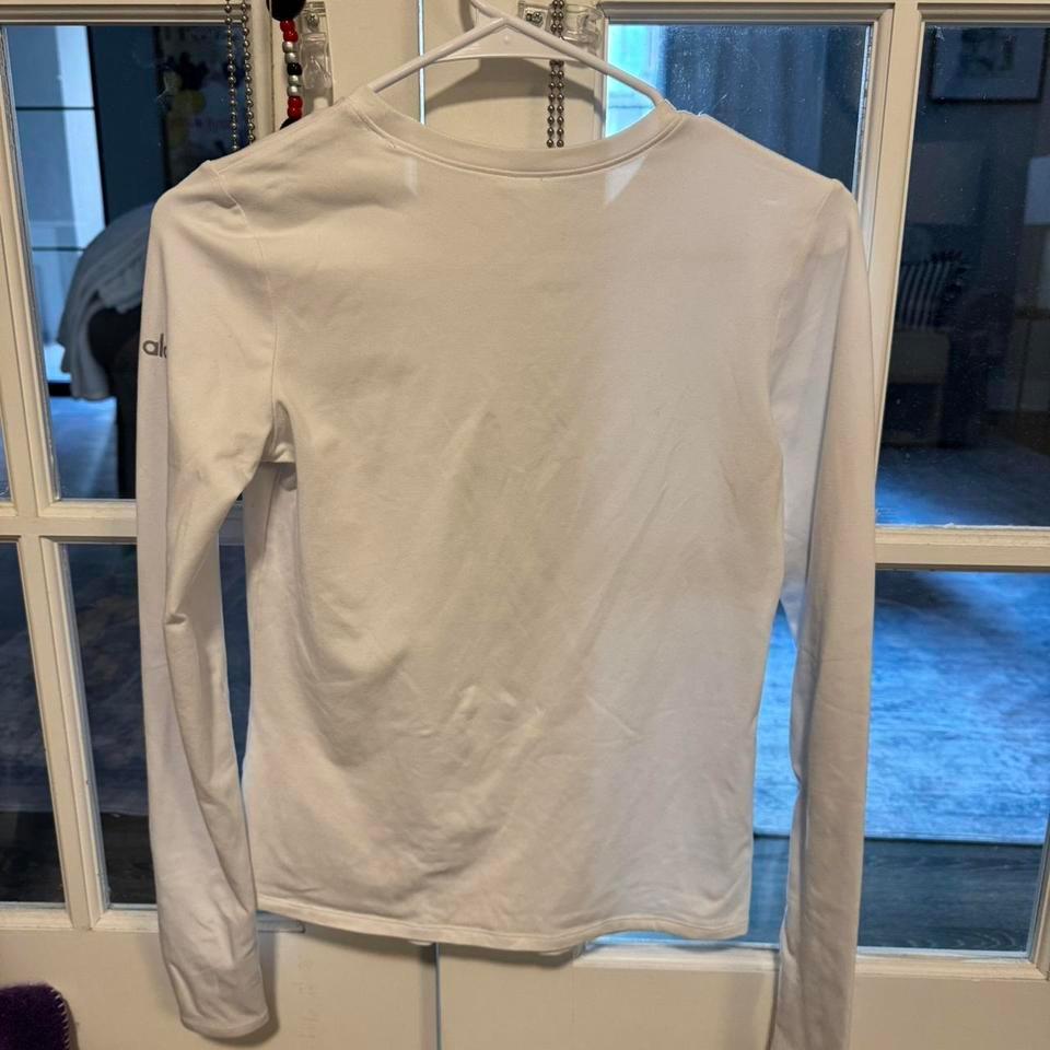 Alo Finesse White Long Sleeve Dc1d 2