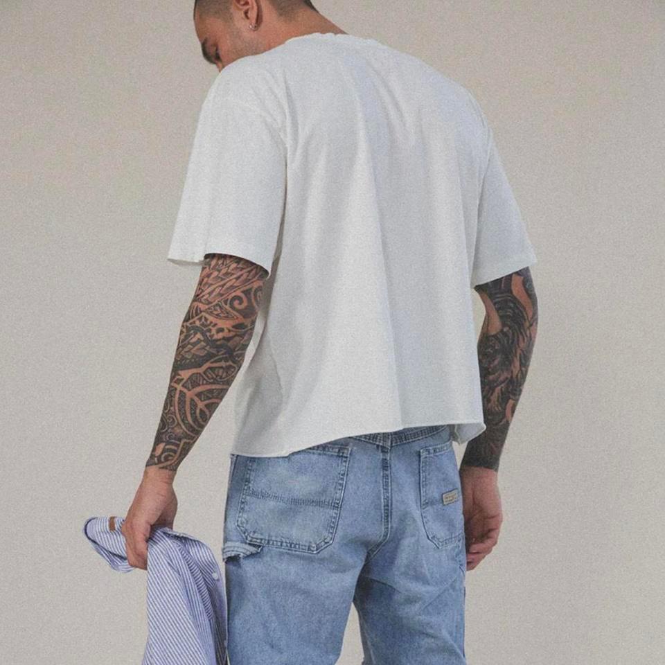 Elwood Oversized Cropped Core Tee 49bb 3