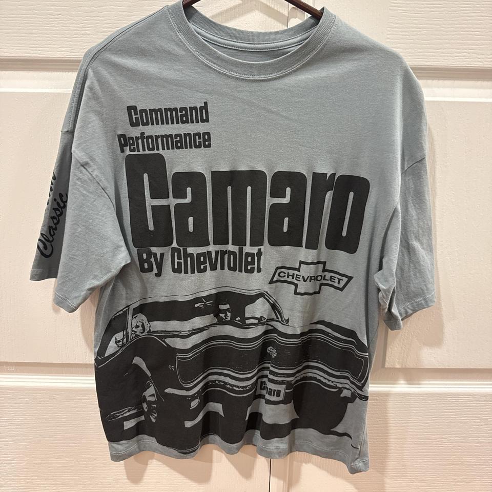 Grey Vintage Chevrolet Camaro Tee 4c45