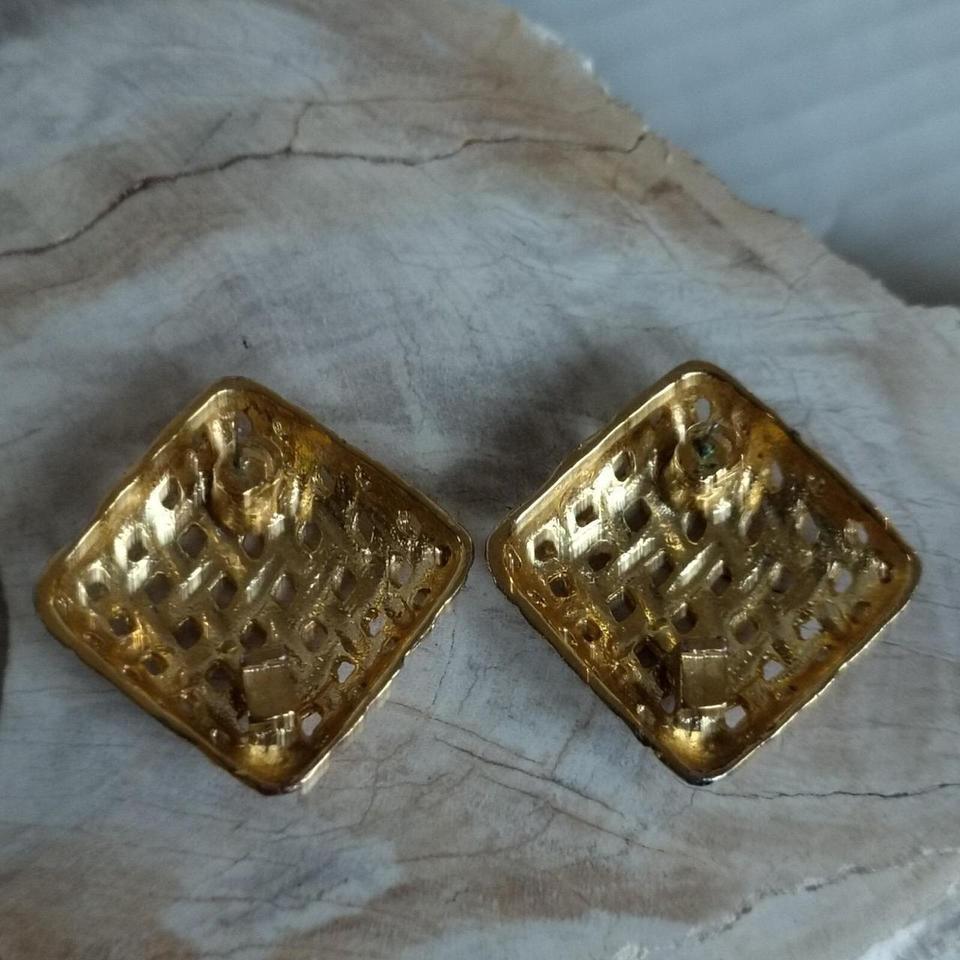 Old Money Gold Tone Pierced 5ea4 3