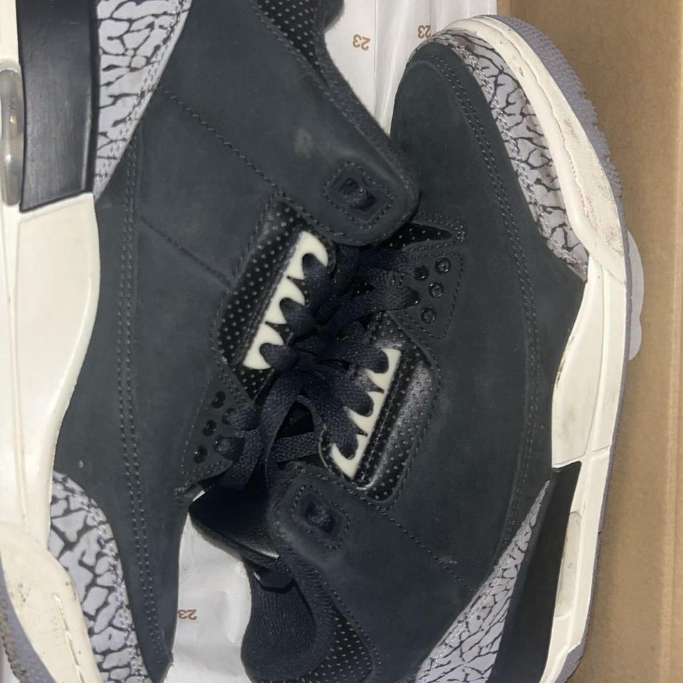 Jordan 4 Black Trainers Size 62bd