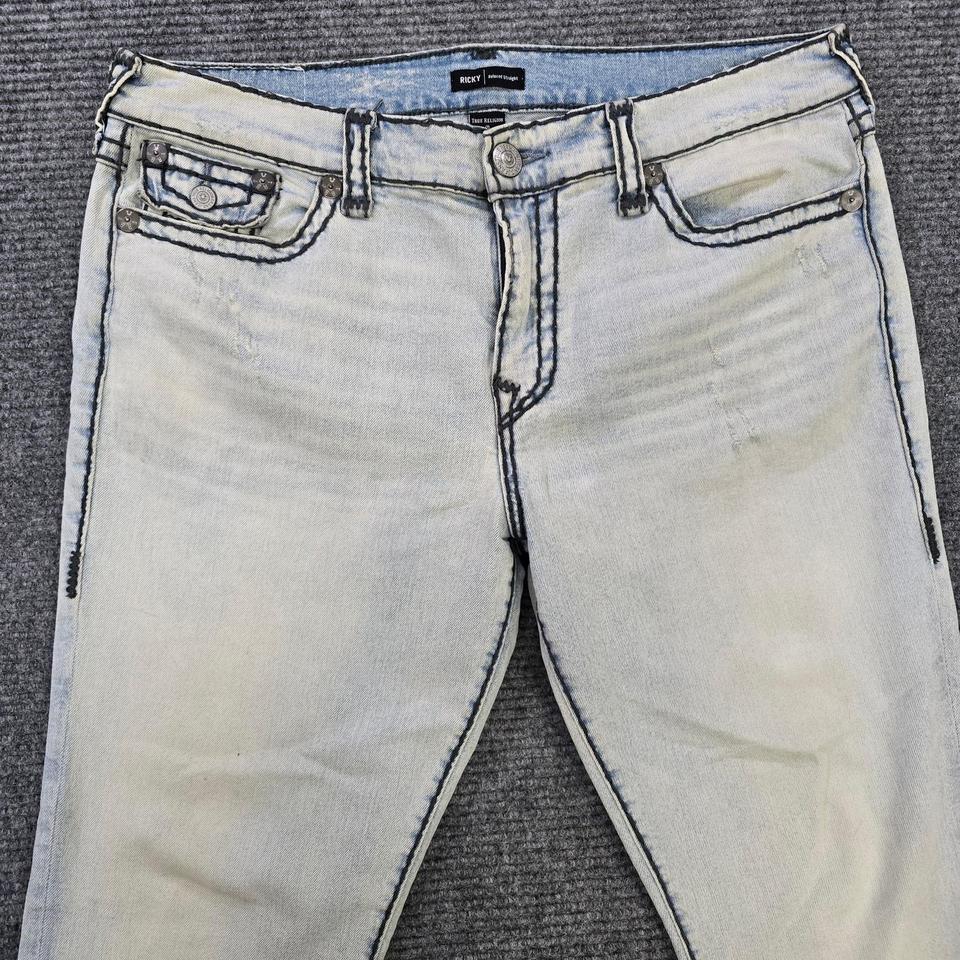 True Religion Jeans Mens 38x34 33ab 4