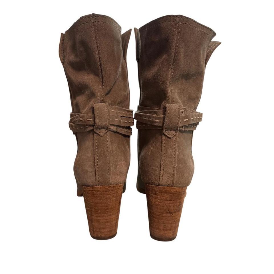 Frye Naomi Pickstitch Suede Booties F182 2