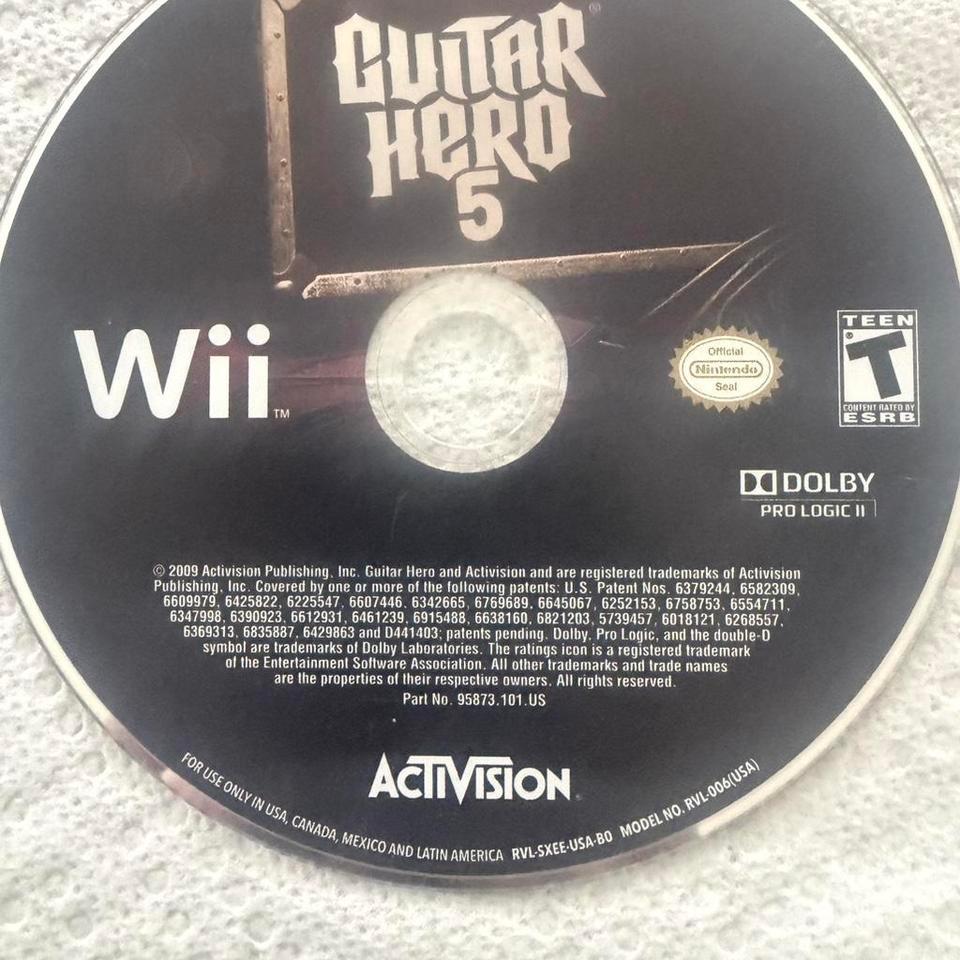 Guitar Hero 5 Wii Game Cde3