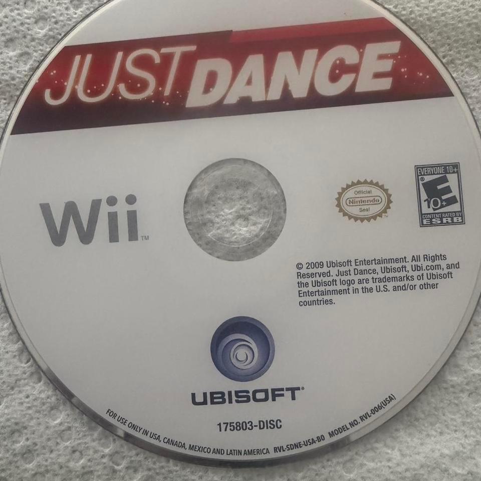 Just Dance Wii Game Disc Daf9