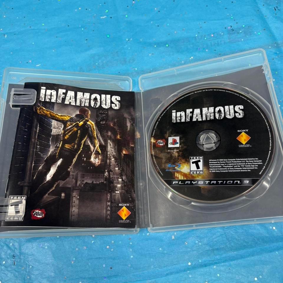 Infamous Ps3 Game With Manual 3