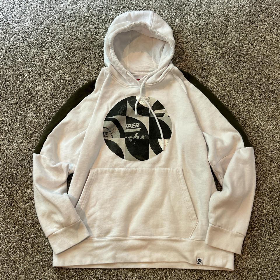 Y2k White And Dark Green