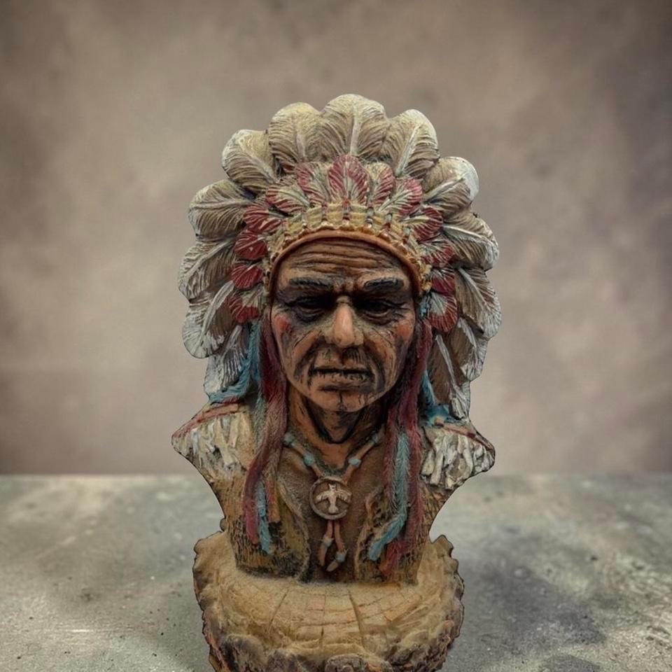 Native American Indian Chief Bust Fdcb