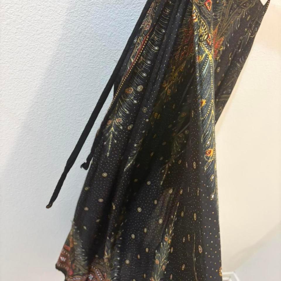 Black And Multi Coloured Maxi Skirt 53b6 4