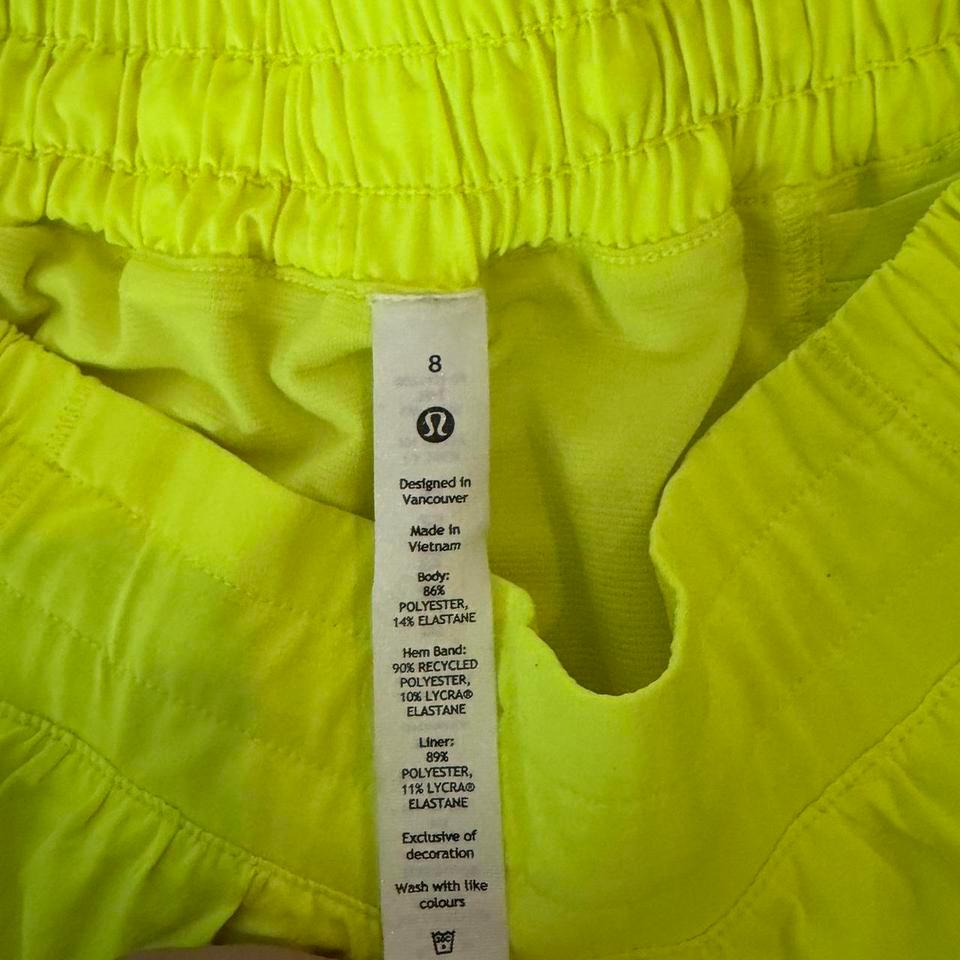 Lululemon Yellow Sportswear Shorts Athleisure 8225 3