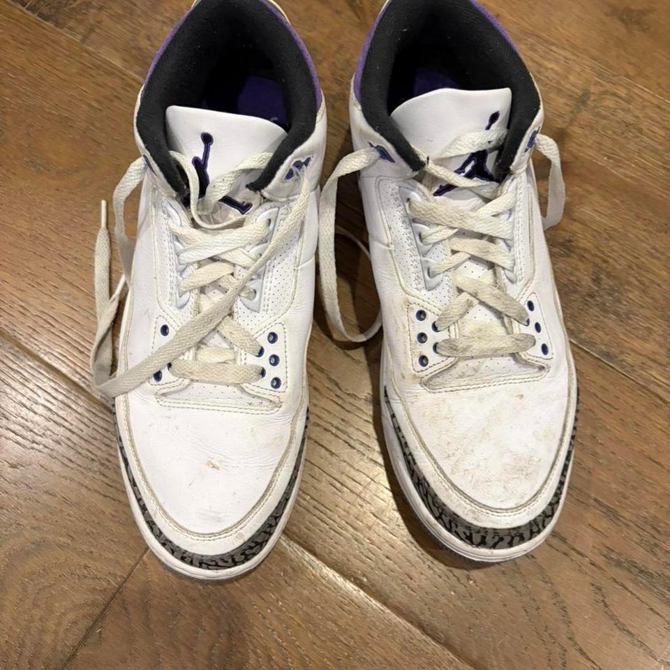 Jordan 3 Purple Trainers Size 2159 7