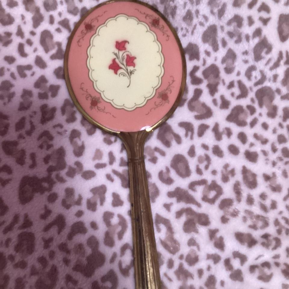 Vintage Hand Mirror Great Condition Fe23