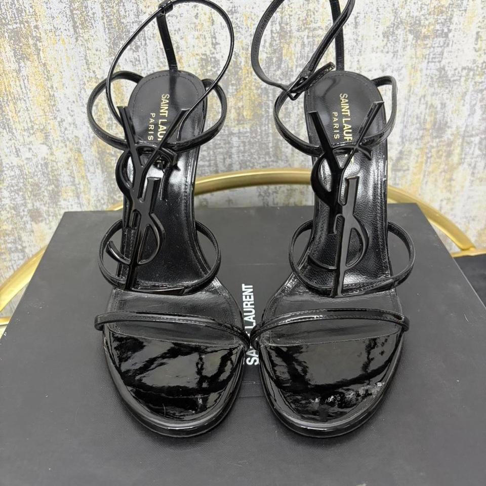 Ysl Black Patent Leather Heels C5e3 2