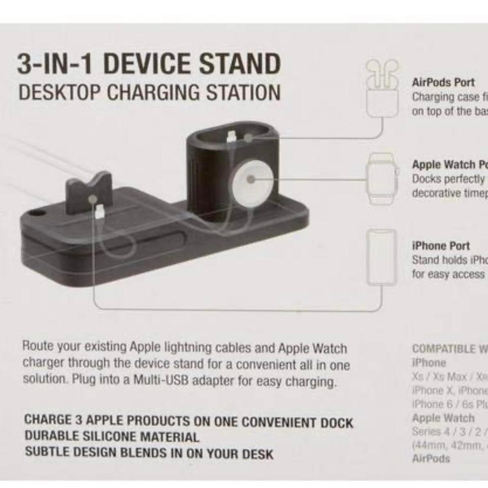 Tech Accessories 3 In 1 Device Stand