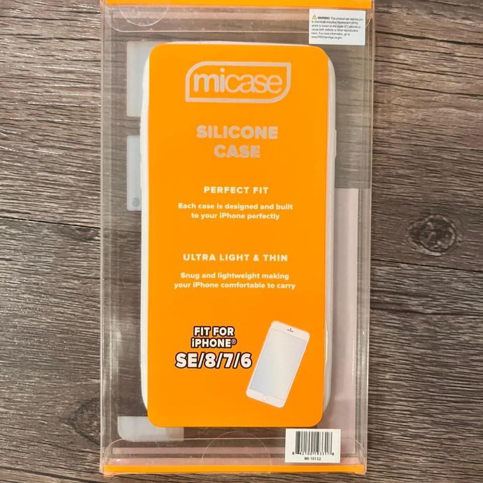 Micase White Silicone Phone Case 3