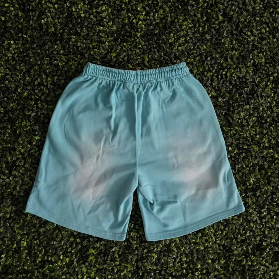 Hellstar Flame Shorts Blue Hellstar Aa05 2