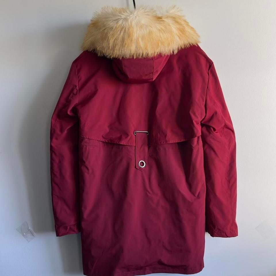 Detachable Real Fox Fur Lined 3