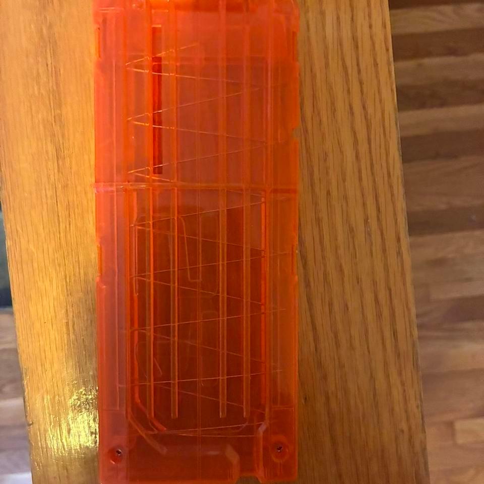 Orange Plastic Magazine For Nerf D5b4