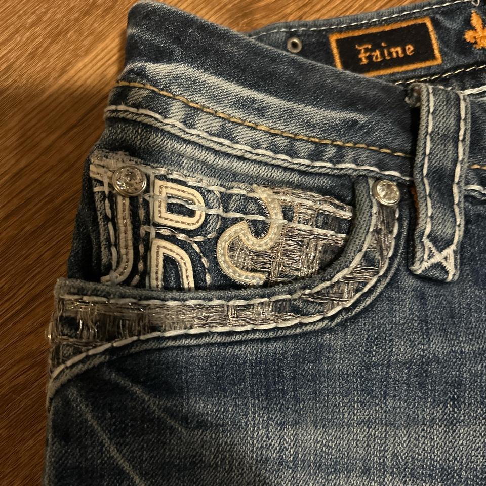 Rock Revival Blue Denim Jeans 91ff 2
