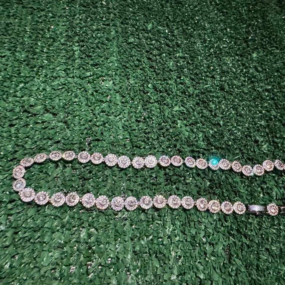 Swarovski Silver Chain Necklace Glamour 5