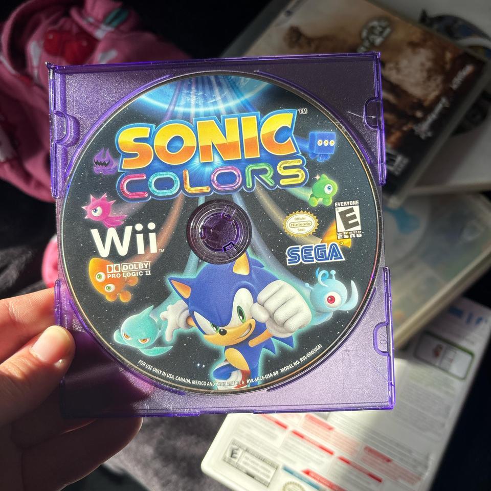 Sonic Colors Wii Game Gaming 9bc9