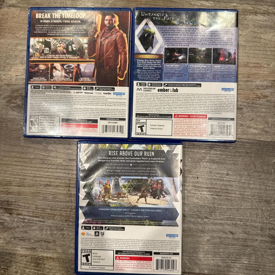 Ps Five Game Lot 2