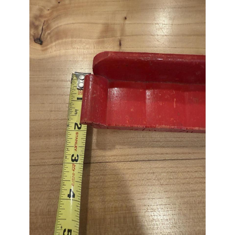 Vintage Strombecker Red Wooden Dollhouse A470 8