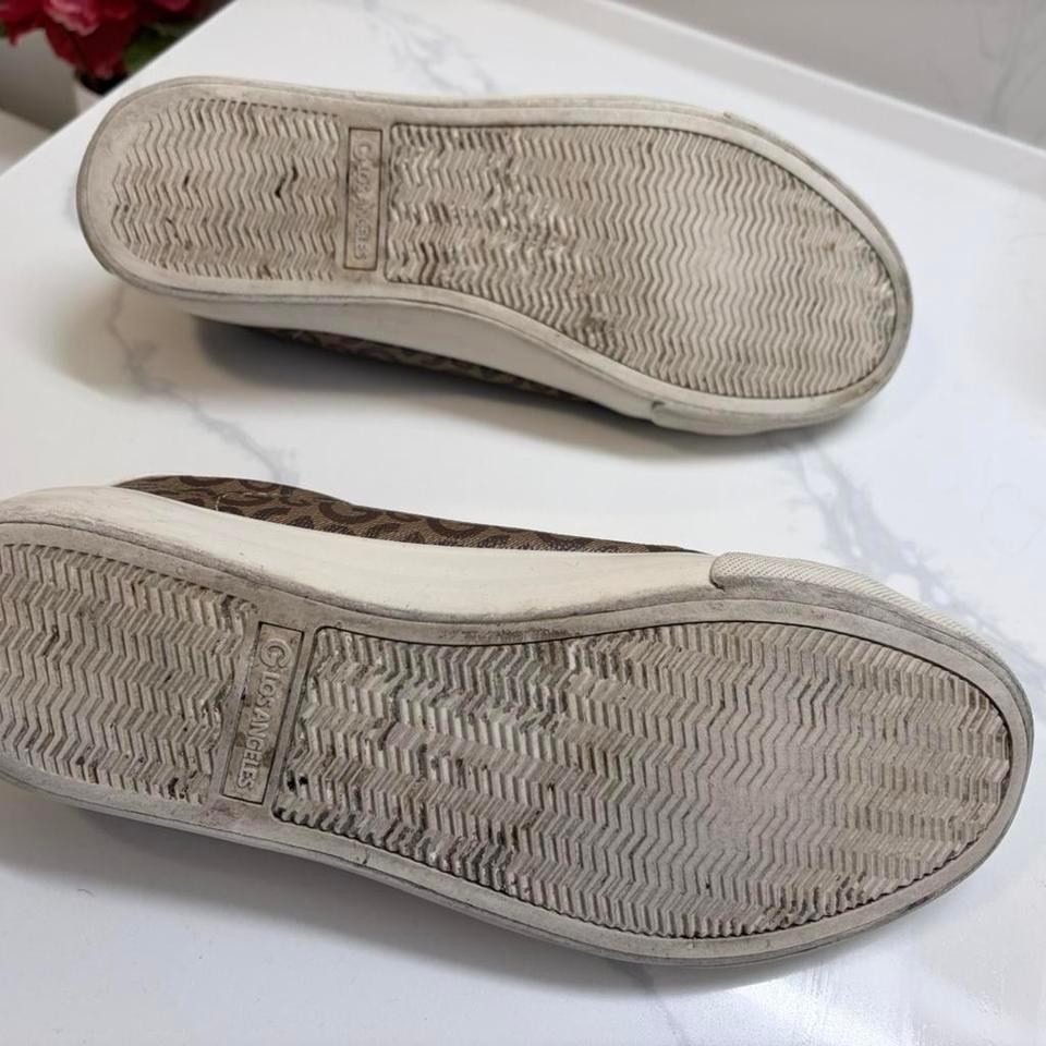 Guess White And Brown Sneakers 0519 7