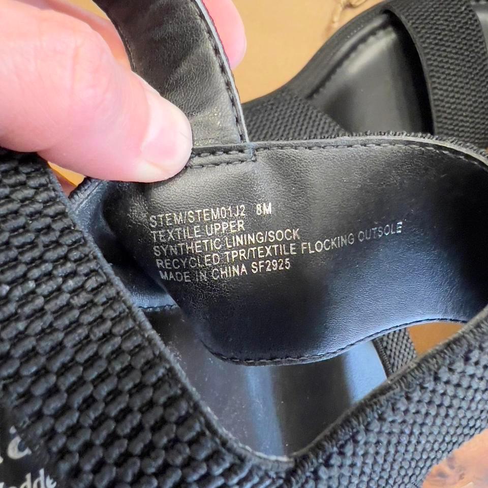 Steve Madden Black Platform Sandals Cd56 5