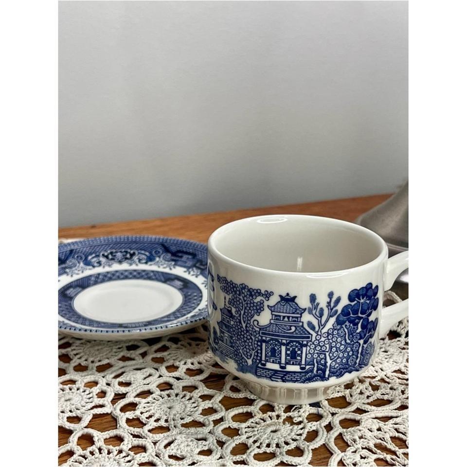 Blue And White Willow Style D631 2