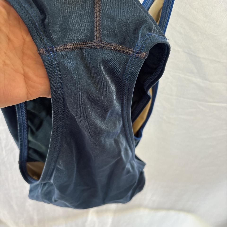 Nike Blue Running Tank Swimsuit E6c7 4