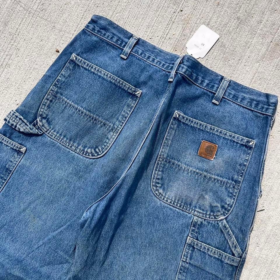 Worn Carhartt Carpenter Workers Denim