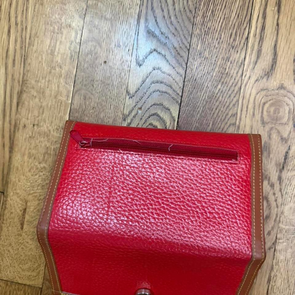 Red Leather Wallet With Gold 276d 3