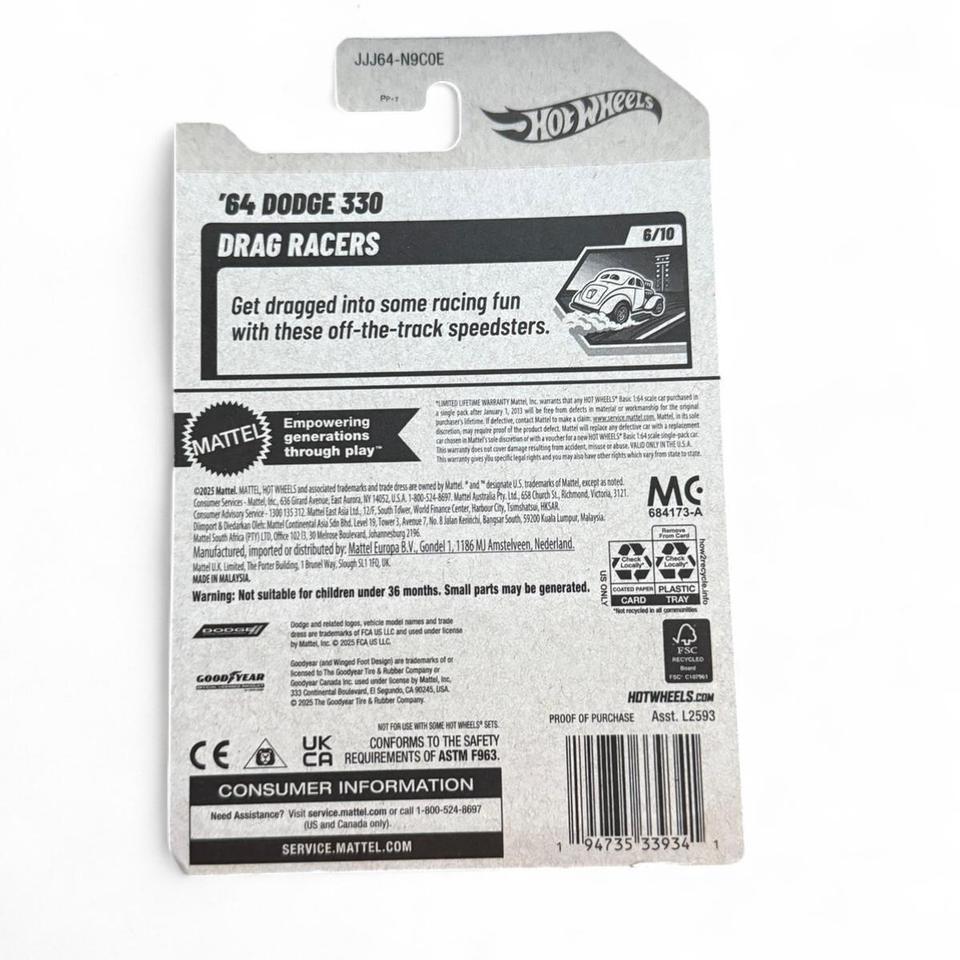 Hot Wheels 64 Dodge 330 662e 2