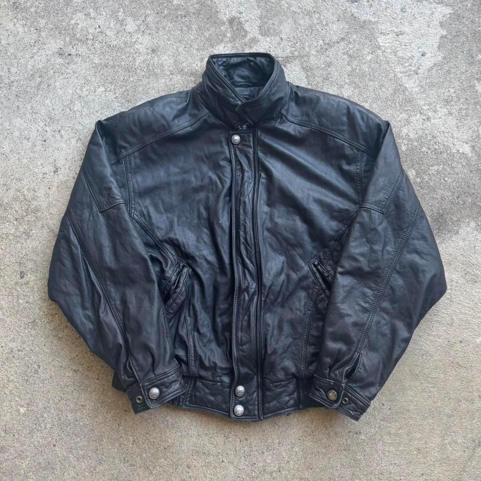 Vintage 90s Wilson Leather Bomber F61c