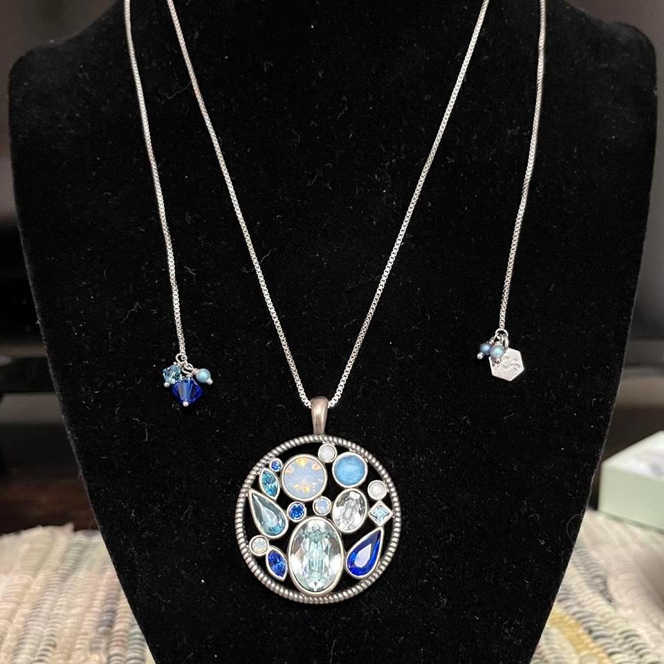 Vintage Touchstone Crystal Swarovski Ocean