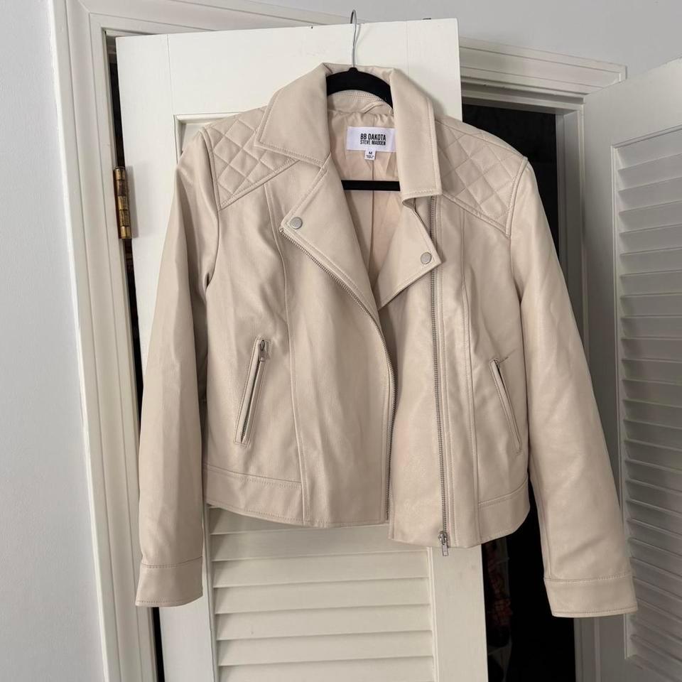 Steve Madden M Cream Leather C04a