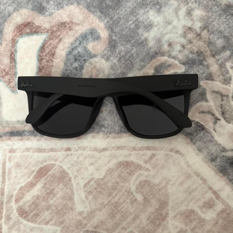 Blue Oversized Ray Ban With 2