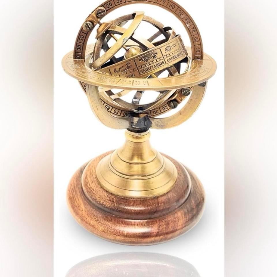 Antique Style Nautical Brass Armillary