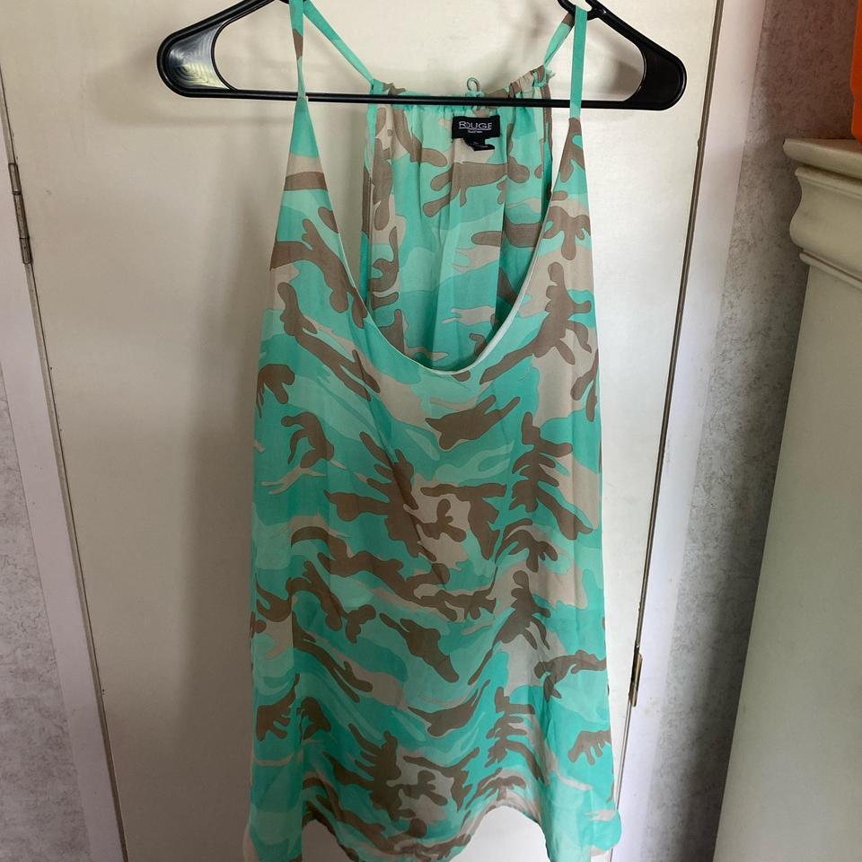 Camo Swing Tank Top Size 881e