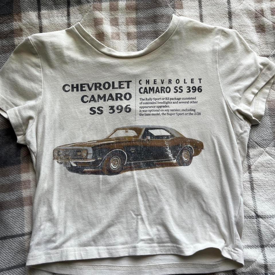 White Chevrolet Camaro Baby Tee 19ee
