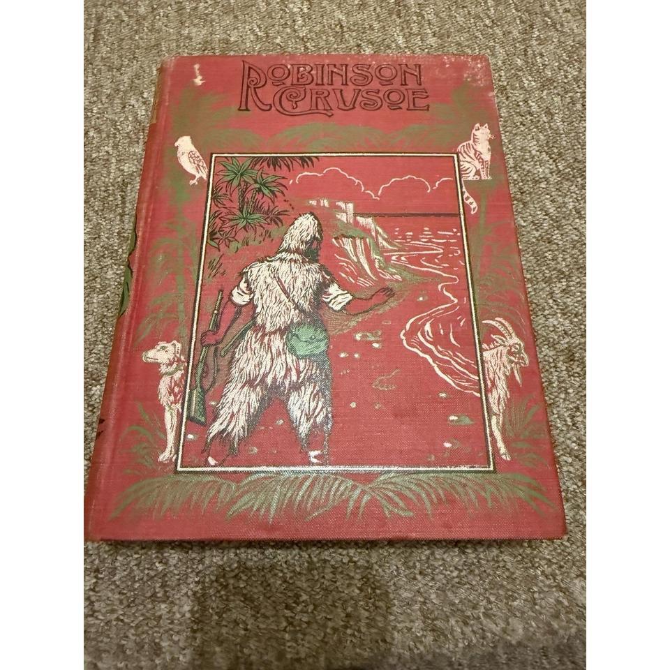 Antique Robinson Crusoe Daniel Defoe