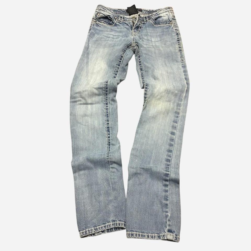 Y2k Embellished Jeans Rhinestone Studded 9bd1 5