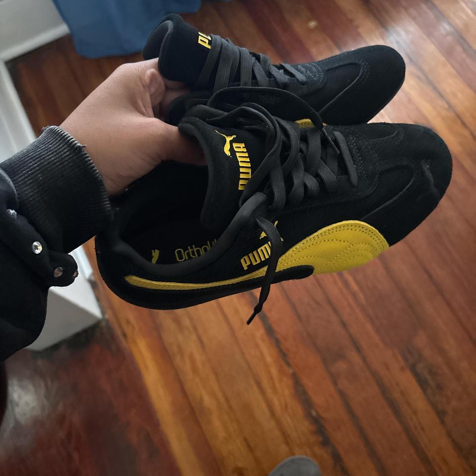 Puma Black And Yellow Trainers 3171 2