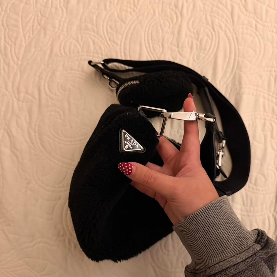 Prada Milano Teddy Fur Crossbody 4