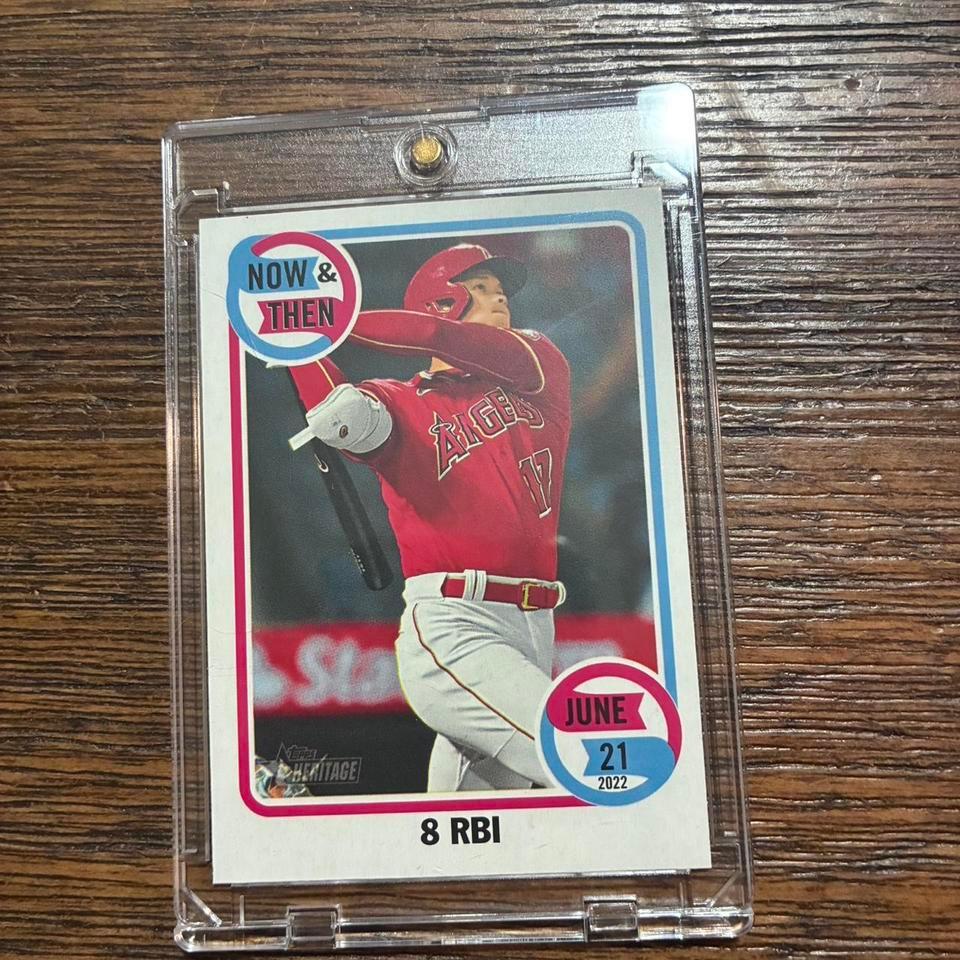 Shohei Ohtani 2022 Topps Heritage Ab1d
