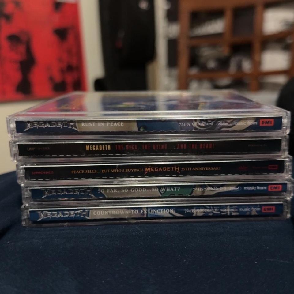 Megadeth Cd Lot Just Sitting 3c26