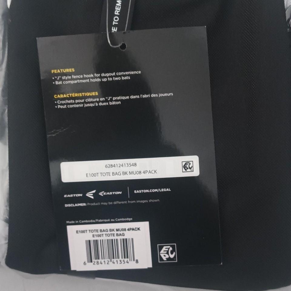 Easton E100t Black Baseball Bag 6537 2
